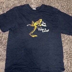 Navy 'Take a Leap' Graphic Tee